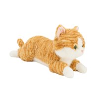 Magideal - Gatito De Peluche, Animal De Peluche De Gato, Cómodo, Suave Y Realista, Muñeco De Gato De Peluche, Lindo Juguete De Peluche Para Dormitorio, Sofá De Amarillo