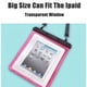 thumbnail image 2 of Waterproof Pouch Bag With Adjustable Waist Strap, IP68 Waterproof Waist Bag, Screen Touchable Dry Bag With Adjustable Belt For Beach, Swimming, Boating, Fishing, Hiking, 2 of 3