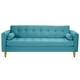 thumbnail image 1 of Sofa Retro 3cg Felpa 01 Turquesa, 1 of 6