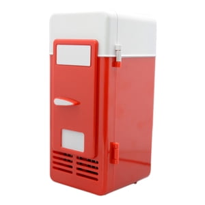 Bothyi - Usb Mini Coche Refrigerador Calentador Bar Portátil Para 1 Lata Escritorio Dormitorio Rojo