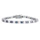 thumbnail image 1 of Pulseras de Tenis de Moissanita de 4 Mm para Mujer y Hombres Color D Claridad VVS1 Pulseras de Tenis para Mujer Pulsera de Cadena para Hombre de Plata Esterlina 925 Joyería 16-23 Cm, 1 of 7