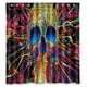 thumbnail image 1 of Cortina de ducha con diseño de calavera y ganchos, tamaño 66 x 72 pulgadas, 1 of 3