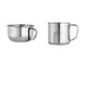 thumbnail image 2 of Taza que acampa portátil de la taza de la leche del café del ni?o del acero inoxidable 2pcs con la manija, 2 of 5