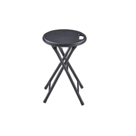 Piso Plegable con Asa Metal 30x30x44.5 Cm Negro