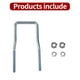 thumbnail image 3 of Portallanta de repuesto Liamoy 20‑36 cm con recubrimiento de zinc – Montaje lateral, 3 of 6