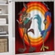 thumbnail image 5 of Wile E. Coyote y Correcaminos-theme 4-Piece Shower Curtain Set with Rugs, Waterproof Bathroom Decor Set Includes Bath Mat, U-Shaped Rug, Toilet Lid Cover and Curtain with Hooks, 5 of 6