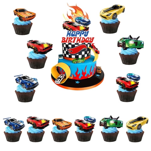 Cake Toppers Zmrkqw, 25 Unidades, Con Decoración Para Tarta De Feliz Cumpleaños