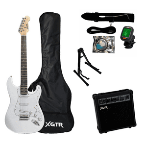 Full Pack Guitarra Eléctrica White St111 Wh Xgtr
