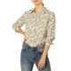 thumbnail image 1 of INSPIRE CHIC Camisa de Mujer con Botones Estampado Floral de Manga Larga Cuello en Punta Top de Oficina 3XL Beige, 1 of 8