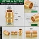 thumbnail image 4 of Conector 1/2 X 1/2 He/he Niple Adaptador Baño Cocina Ducha, 4 of 4