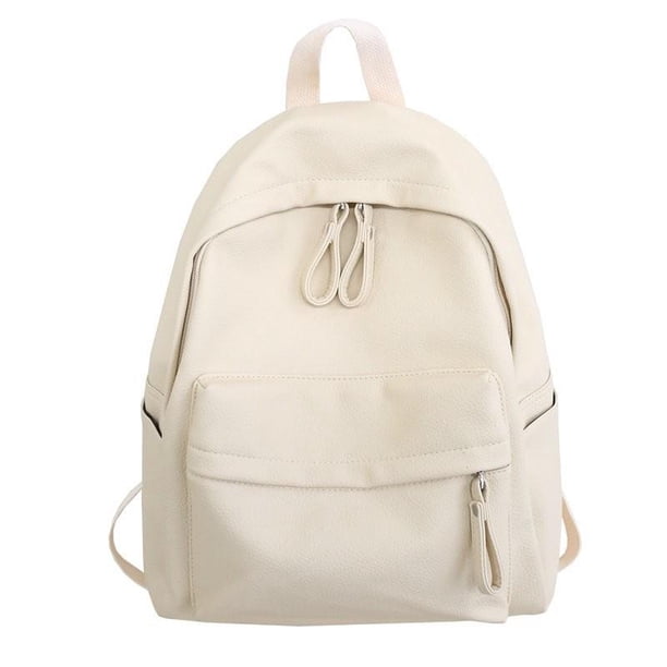 New Fashion Backpack Laptop Shoulder Bag PU Leather Travel Women Backpacks College Student Book School Bags For Teenage Girls