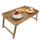 thumbnail image 1 of Bandeja para Cama Utoplike de Madera de Acacia Plegable Grande 51x33x25 cm, 1 of 7