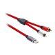 thumbnail image 2 of USB Tipo C A Doble RCA 2RCA Cable Adaptador Macho Cable De Audio Estéreo 1 Metro, 2 of 5