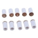 thumbnail image 1 of 10 Uds Puntas para Tacos de Billar Y Casquillos Puntas para Tacos de Billar Piezas de Palo de Billar Accesorios de Reparación Puntas Marrones Palo de 11mm, 1 of 5