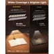 thumbnail image 2 of Lámpara para libros Glocusent con clip, 26 LED, recargable, 5 colores, 2 of 8