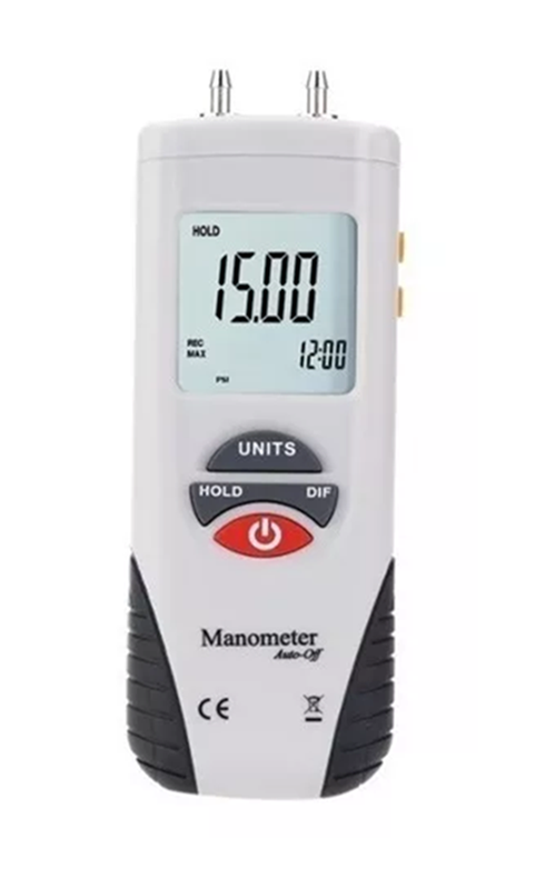 Hti - Manómetro Digital 2 Psi Ht-1890