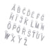 thumbnail image 3 of 52pcs Letras De Aleación Accesorios De Encanto De Plata Para Pulseras De Bricolaje Pendiente, 3 of 3