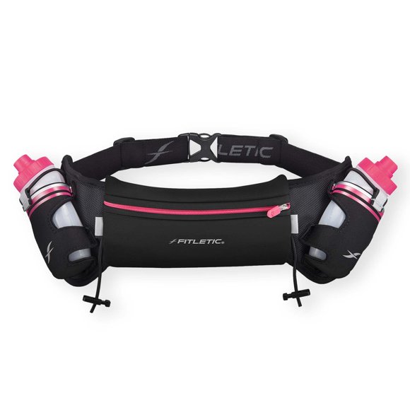 Cinturón de hidratación para correr Fitletic Hydra 16 con 2 botellas de 240 ml