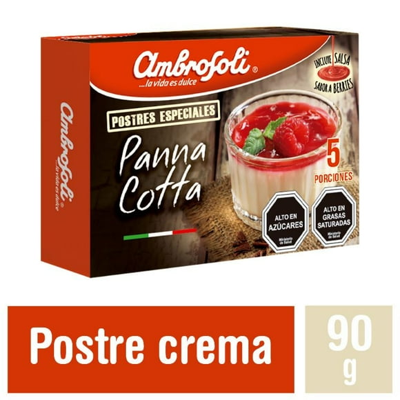 Postre Pannacotta, 90 g