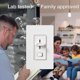 thumbnail image 3 of Interruptor de intensidad Lutron Skylark LED+ SCL-153P-AL | Almond, 3 of 8