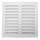 thumbnail image 3 of Celosía Ventilación Pvc Plana 23x23 Cm Blanco Dvp, 3 of 4