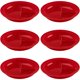 thumbnail image 1 of Plato PSC de 23 cm Rojo Antivuelco – Pack de 6, 1 of 4