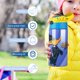 thumbnail image 5 of Pato Lucas Botella de Agua con Tapa Pop Top de Un Toque, Acero Inoxidable, a Prueba de Fugas, para Deportes, Botella Infantil azul 12 oz, 5 of 6