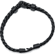 thumbnail image 3 of Pulsera cuero negro hombre juvenil 18.7cm, 3 of 3