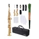 thumbnail image 1 of Saxofón soprano VEVOR en Si bemol, 23 teclas, kit para principiantes, acabado dorado, 1 of 9