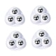 thumbnail image 2 of Rueda giratoria autoadhesiva de 4 uds, giratoria de rotación de 360 ​​grados, rodillos silenciosos de acero inoxidable, deslizadores de muebles para c Blanco, 2 of 5