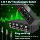 thumbnail image 2 of Interruptor de audio FlyRoadUp 4 entradas 1 salida A/B Aux 3.5 mm + RCA L/R, 2 of 3