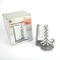 Homewell - Cepillo Limpiador De Vasos Copas Gris 16X14X16Cm