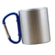 thumbnail image 2 of Vasos Con Mosquetón Taza Para Acampar Viajes Al Aire Libre Metal Senderismo Escalada 150ml Azul, 2 of 3