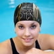 thumbnail image 4 of Buenos presagios Gorro de Natación de Licra, Gorro de Baño de Tela Cómoda, Gorro Elástico Antideslizante para Hombres, Mujeres y Niños, 4 of 6
