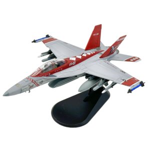 Magideal - Adorno De Modelo De Caza F-18 A Escala 1/100, Simulación, Recuerdo, Decoración De Mesa, Colección De Aviones, Modelo De Avión Para Sala De Estar.