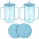 thumbnail image 1 of Vasos Sliner Antiderrame 350ml con Bombilla Adultos x2, 1 of 3