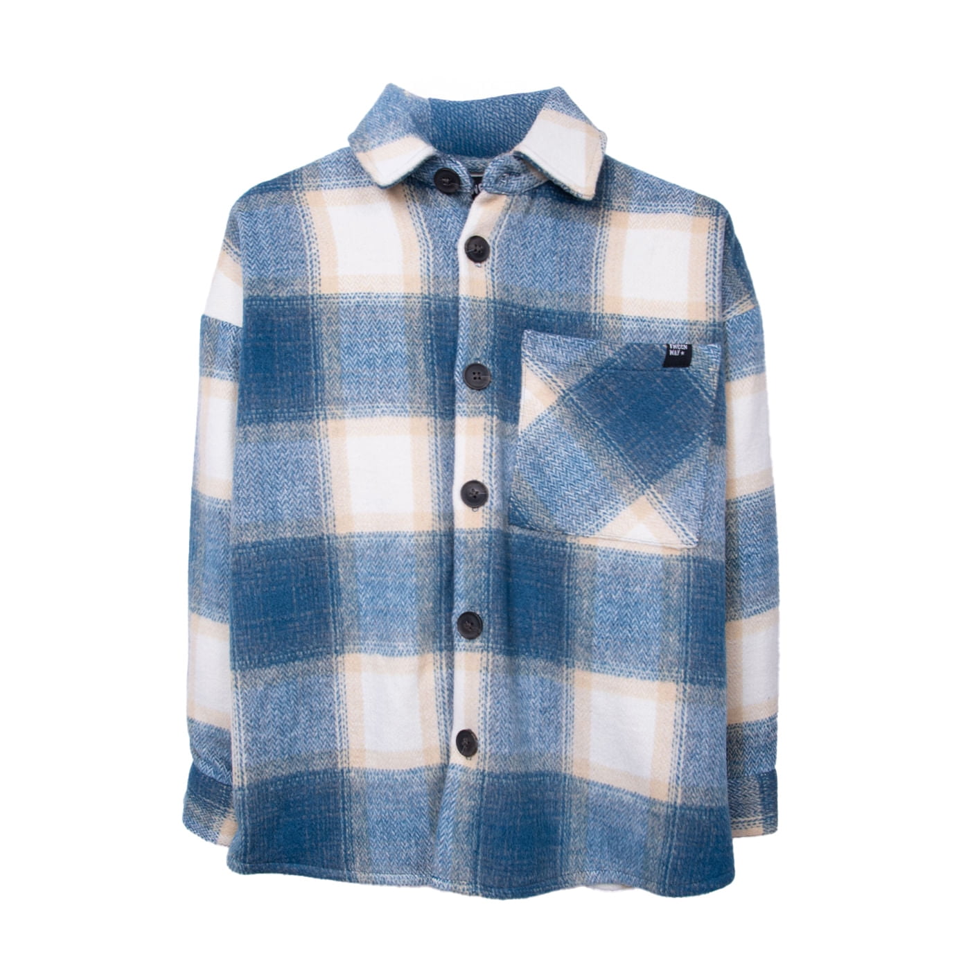 Pillin - Sobre Camisa Niño Cuadrille Azul