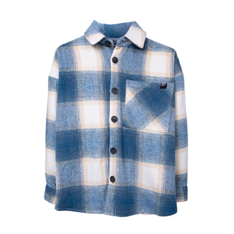 Pillin - Sobre Camisa Niño Cuadrille Azul