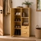 thumbnail image 1 of Mueble Organizador Con Puerta y 2 Cajones Estilo Nórdico 50x24x105cm Madera Diseño Funcional Almacenamiento, 1 of 3
