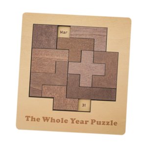 Bothyi - Calendario Diario De Madera Para El Aula, Rompecabezas Y Juegos De Lógica Para Navidad.