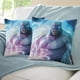 thumbnail image 3 of Fantasma del Espacio Fundas de almohada de terciopelo con tema, regalos de funda de almohada, decoración para el hogar, cojín de lanzar, regalo de cumpleaños para fans y parejas.30*30cm., 3 of 6