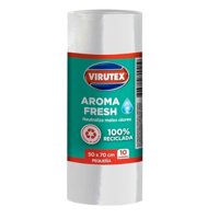 Virutex - Pack X 4 Bolsas De Basura Reciclada Blanca 50×70 Cm –