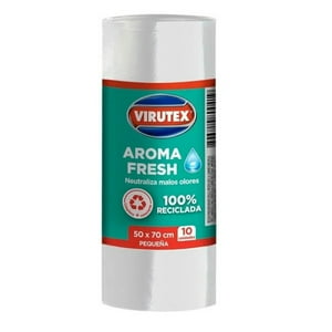 Pack X 4 Bolsas De Basura Reciclada Blanca 50×70 Cm – Virutex