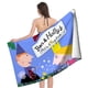 thumbnail image 4 of Ben y Holly Toalla de playa de secado rápido con diseño temático, regalo para mujeres y niñas, ideal para cumpleaños, fans, amantes de la música, uso en la playa o al aire libre, 78 × 160 cm, 4 of 6