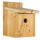 thumbnail image 1 of Casa para Pájaros Wild Wings de Cedro Marrón con Puerta de Limpieza, 1 of 5