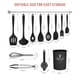 thumbnail image 2 of Set de utensilios de cocina Pranski 12 piezas de silicona resistentes al calor, 2 of 8