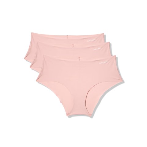 Bragas Calvin Klein Invisibles Seamless Hipster (Paquete De 3)