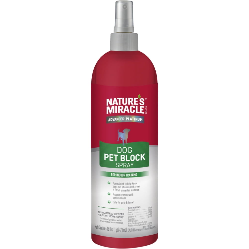 Nature's Miracle - Nm Advancedp Platinum Spray Repelente Perros, 473ml