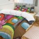 thumbnail image 3 of 3 Piece Bedding SetAmong Us Panicken ScreamingComforter Set for Kids Boys Teen Tween 3D Lightweight Microfiber Bedding Sets, 3 of 5