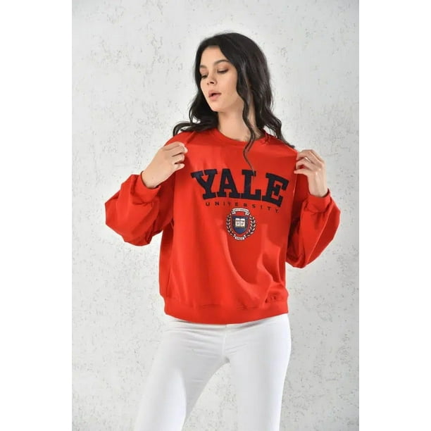 Poleron Oversize Manga Larga Mujer Rojo Talla Unica